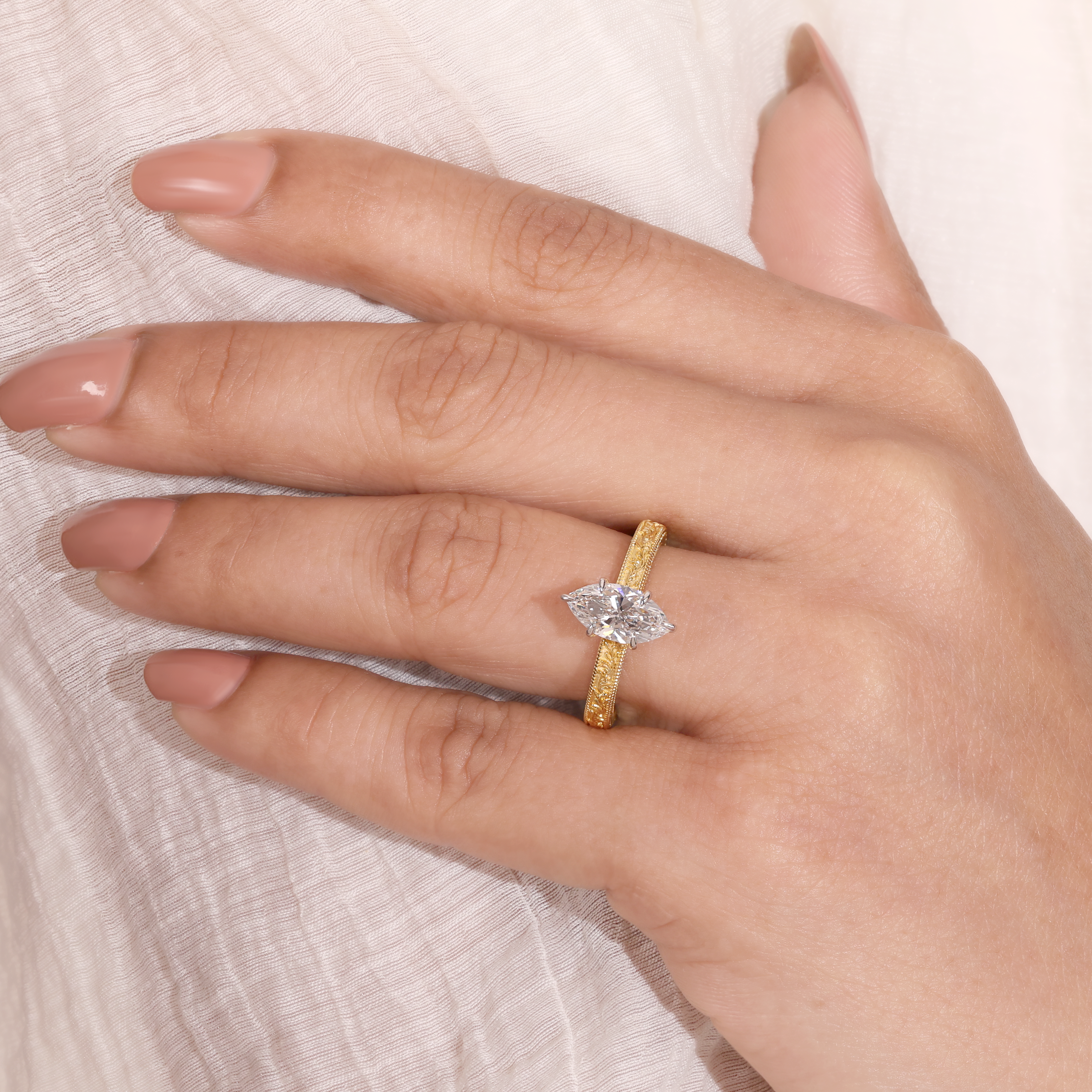 Engagement Ring In Muse Setting 28 - NCR0021