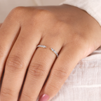 The Meridian | Round Lab Grown Diamond Open Band