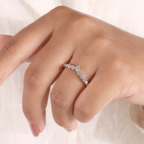 The Crest | Round Lab Grown Diamond Eternity Band
