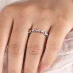 The Laurel | Marquise and Round Lab Grown Diamond Band