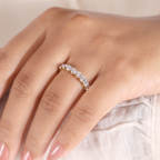 The Crownline | Round Lab Grown Diamond Eternity Band