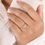 The Crown | Marquise Cut Crown Inspired Wedding Band